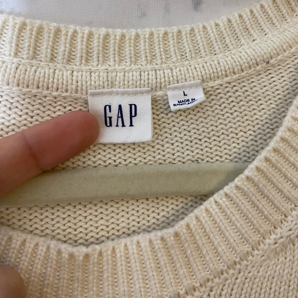 GAP Oversized Split Hem Mock Neck Sweater Size L - Picture 3 of 5